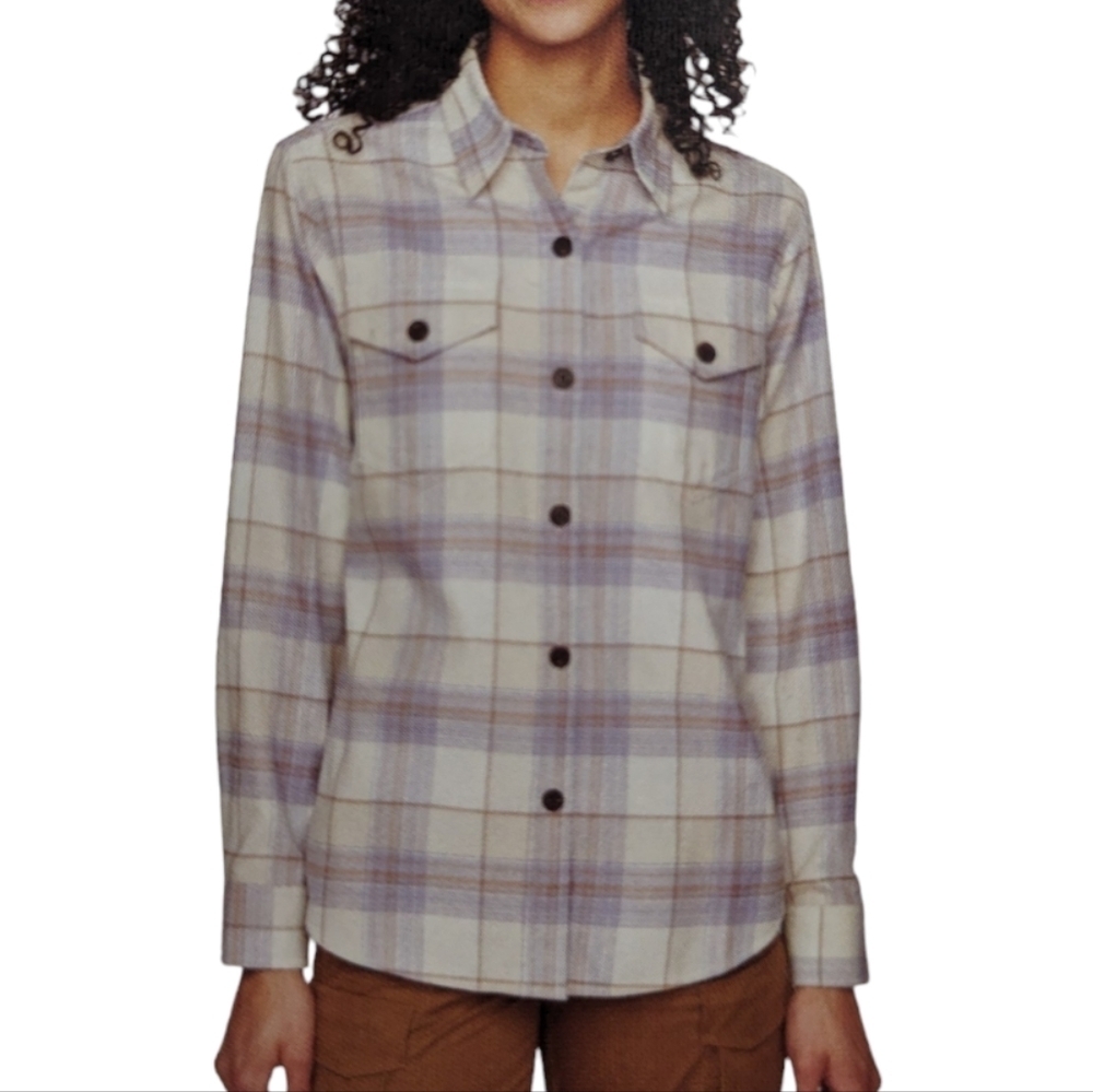 NEW Tilley Brushed Flannel Shirt | Lilac